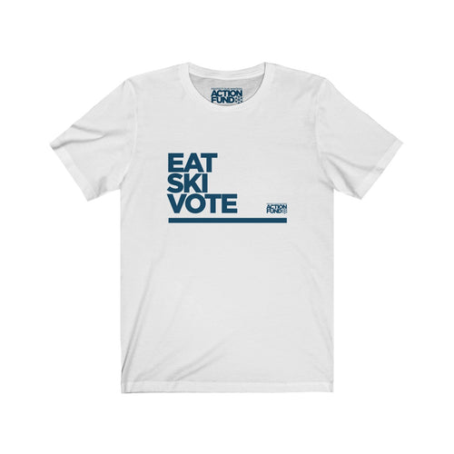 Men's Eat. SKI. Vote. Tee